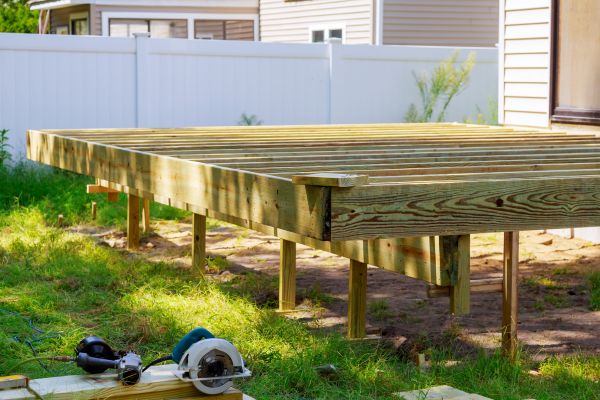 Elevated Deck Installation in Great Falls