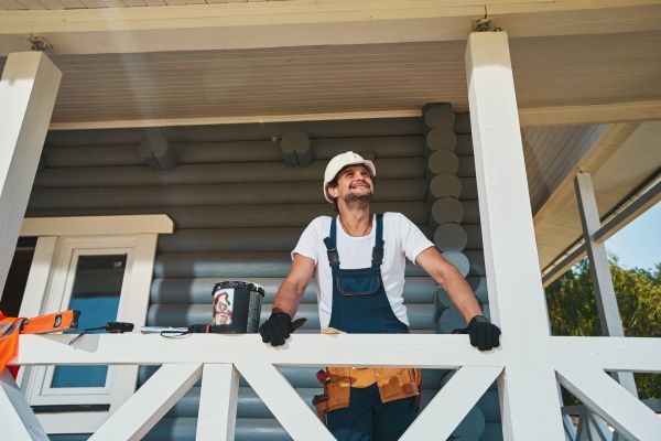 Porch Ceiling Construction in Great Falls
